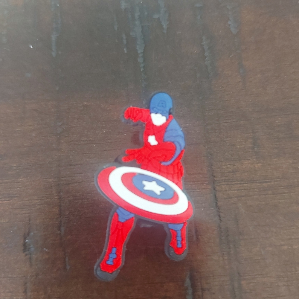 Captain America Crocs Charm.